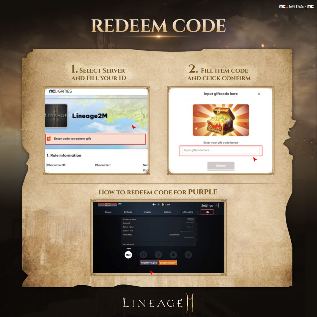 Redeem Code Game Lineage2M Terbaru 2025